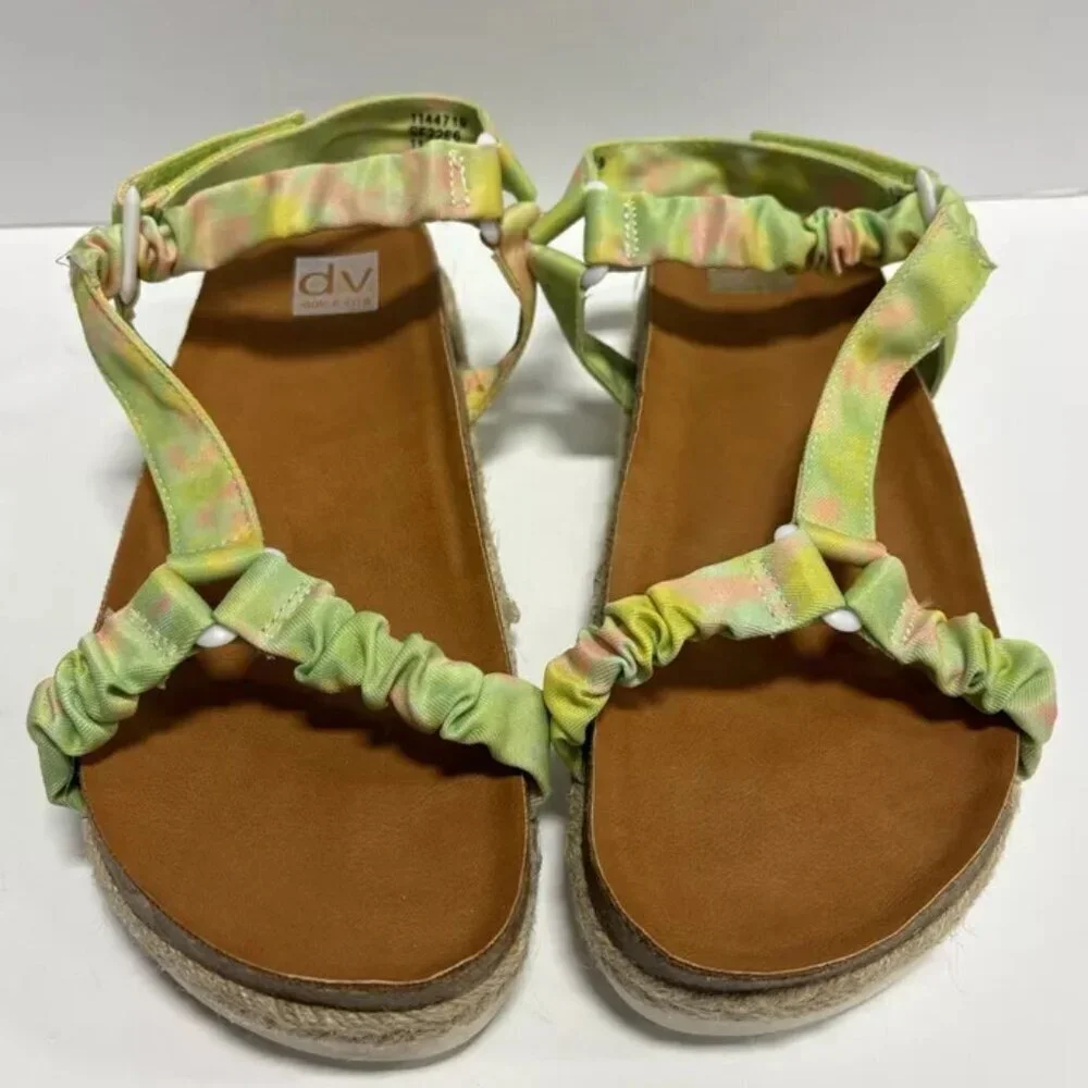Dolce Vita Big Kids’ Costa Wedge Sandals Multi, Girls’ Size 6 M